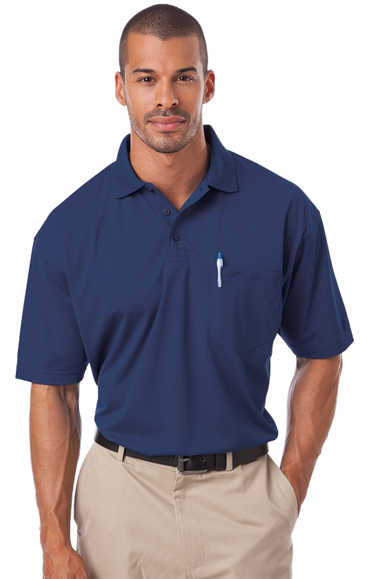 Blue Generation Adult IL-50 Pocketed S/S Polo