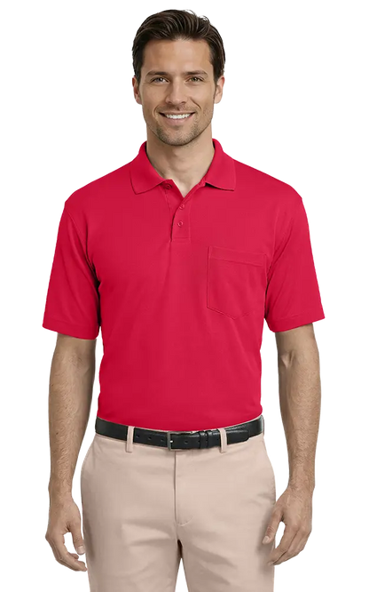 Blue Generation Adult IL-50 Pocketed Polo-BG1052