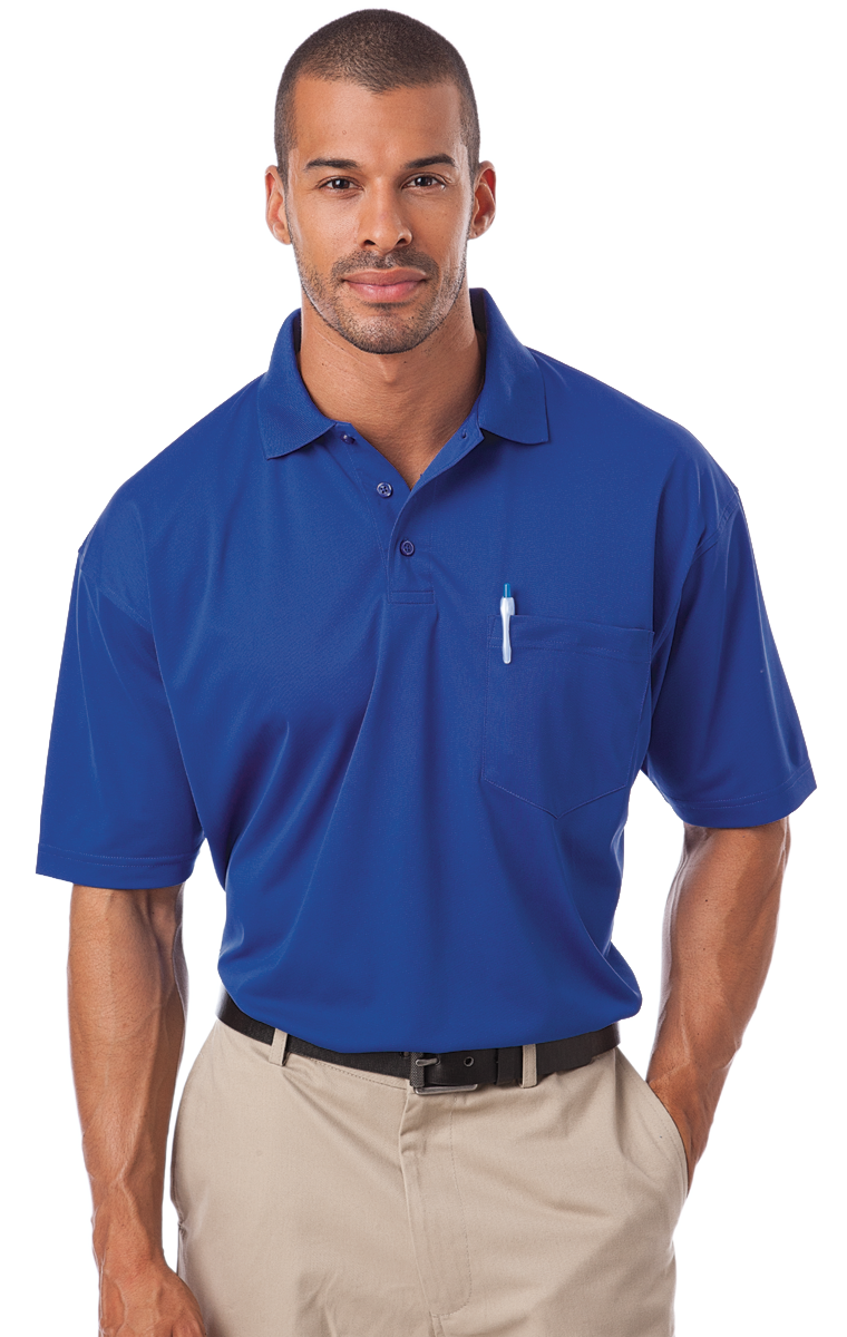 Adult IL-50 Pocketed S/S Polo