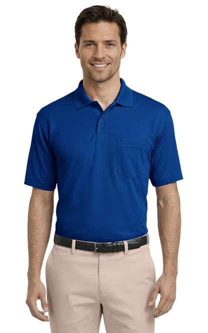 Blue Generation Adult IL-50 Pocketed Polo-BG1052