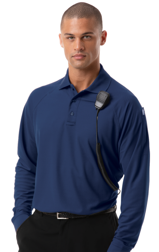 Blue Generation Adult L/S Tactical Polo-BG1055
