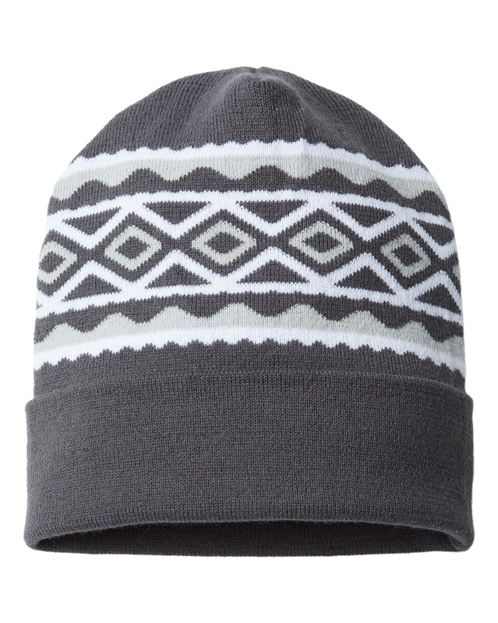 CAP AMERICA - USA- Made Diamond Cuffed Beanie - RKD12