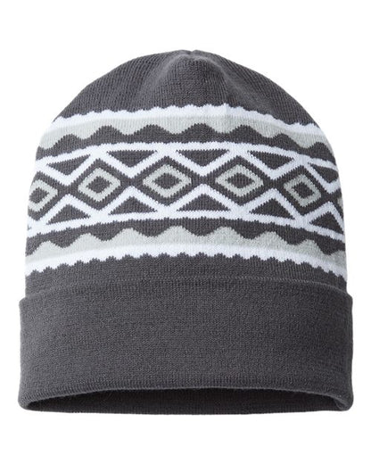 CAP AMERICA - USA- Made Diamond Cuffed Beanie - RKD12