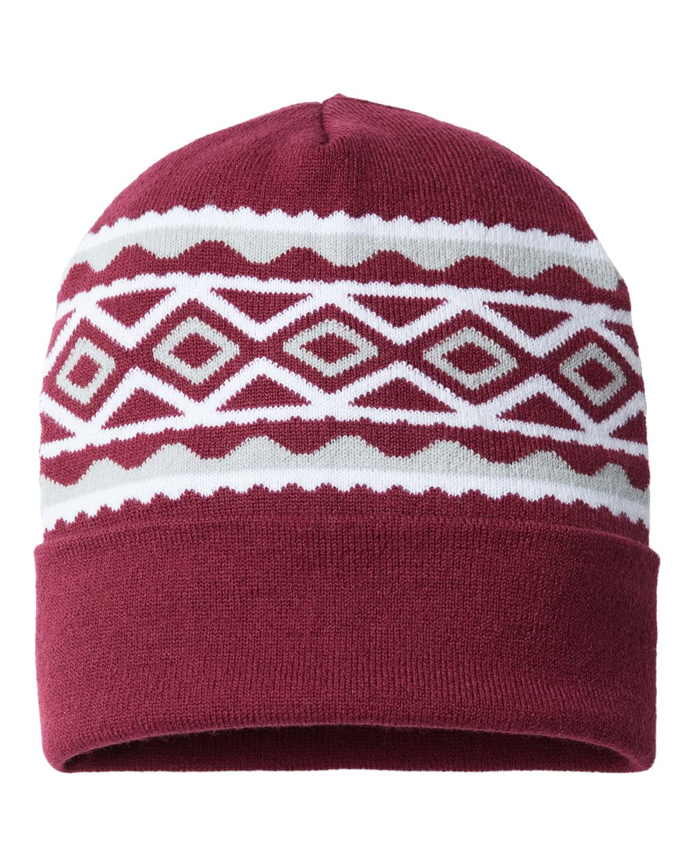 CAP AMERICA - USA- Made Diamond Cuffed Beanie - RKD12