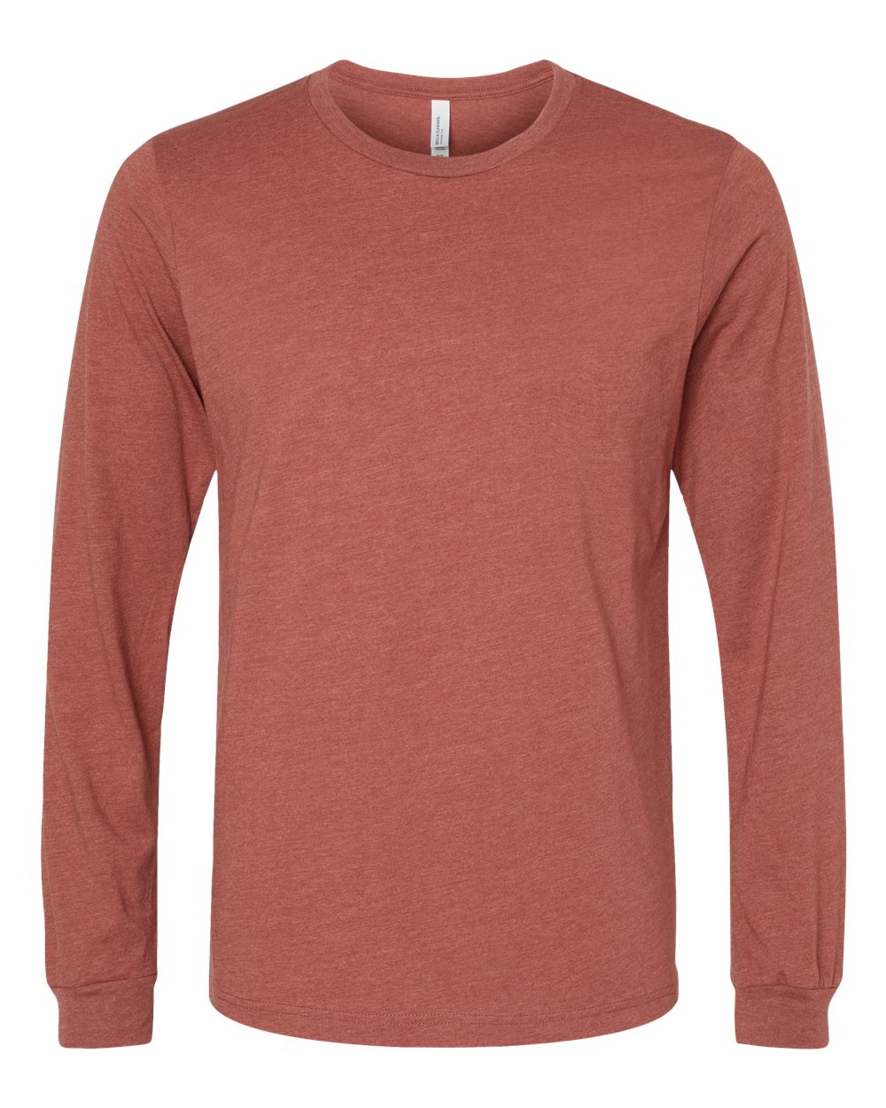 BELLA + CANVAS Heather CVC Long Sleeve Tee