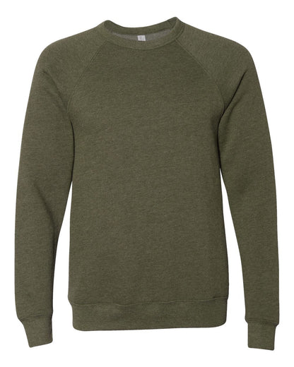 BELLA + CANVAS Sponge Fleece Raglan Crewneck Sweatshirt