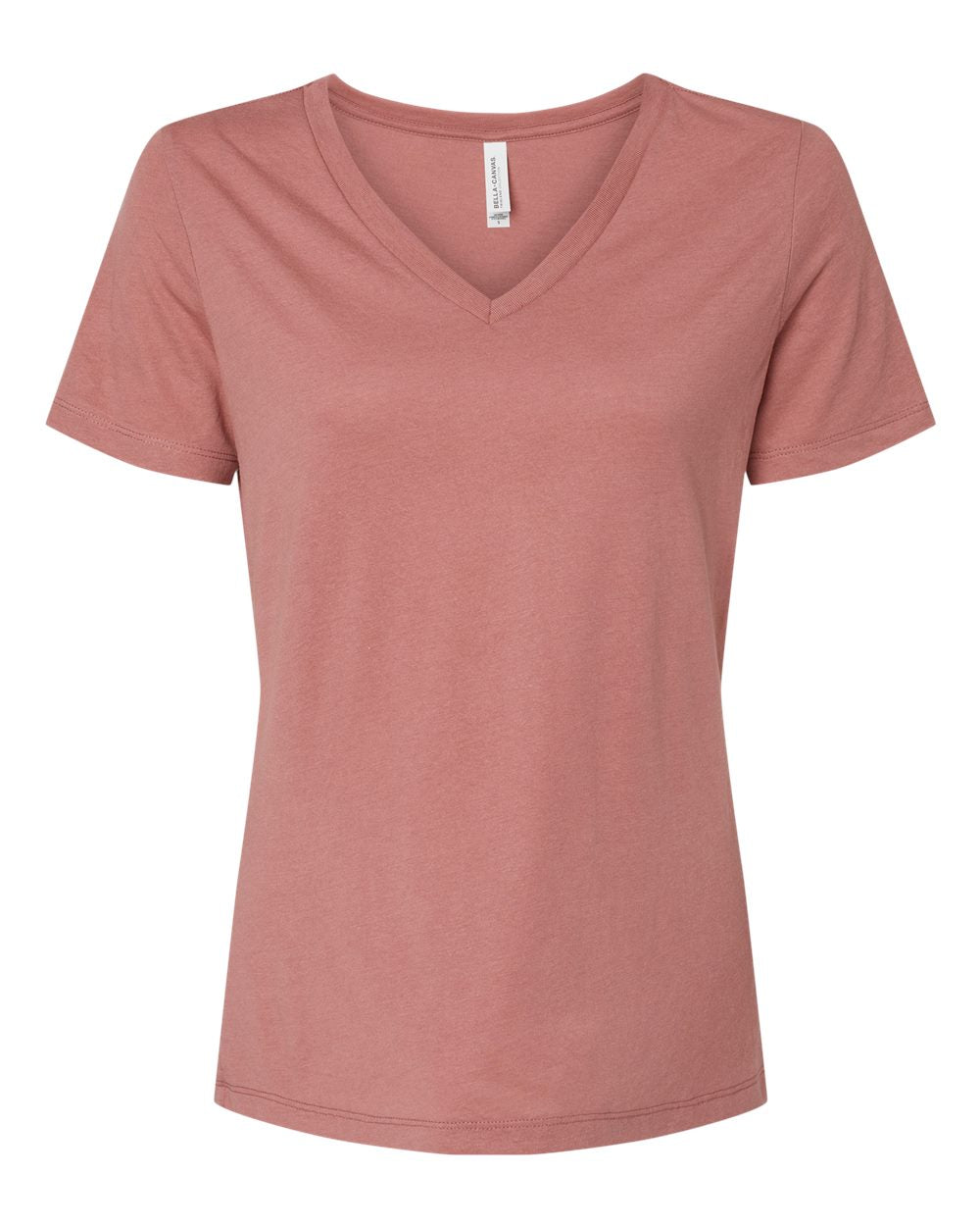 BELLA + CANVAS Women's Relaxed Triblend Short Sleeve V-Neck Tee