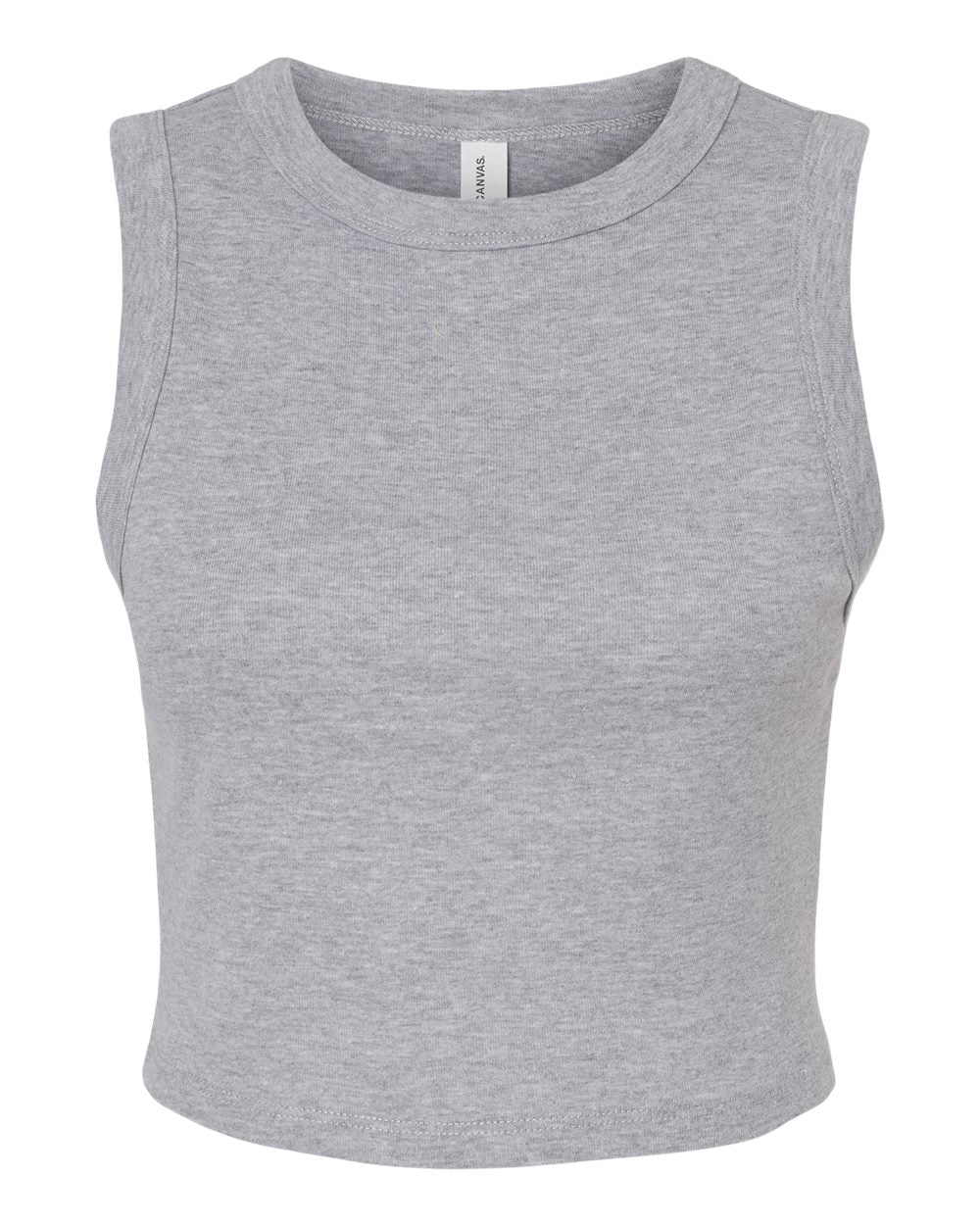 BELLA + CANVAS Women's Micro Rib Muscle Crop Tank
