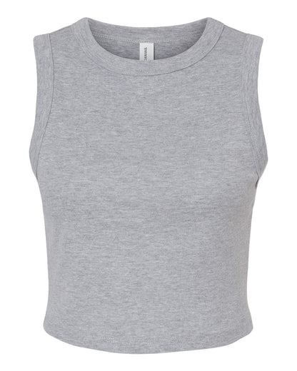 BELLA + CANVAS Women's Micro Rib Muscle Crop Tank