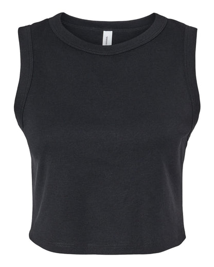 BELLA + CANVAS Women's Micro Rib Muscle Crop Tank