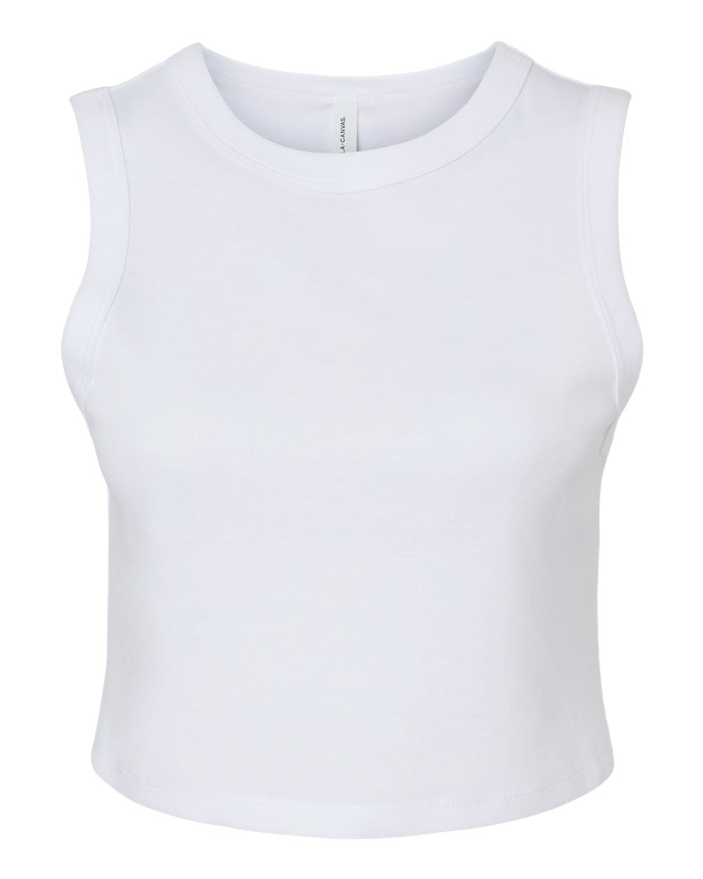 BELLA + CANVAS Women's Micro Rib Muscle Crop Tank