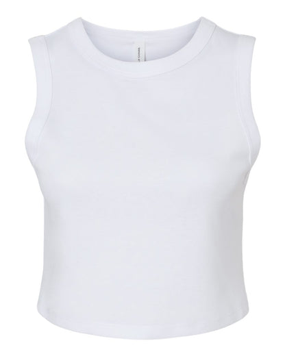 BELLA + CANVAS Women's Micro Rib Muscle Crop Tank