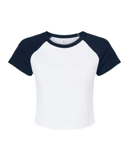 BELLA + CANVAS Women's Micro Rib Raglan Baby Tee
