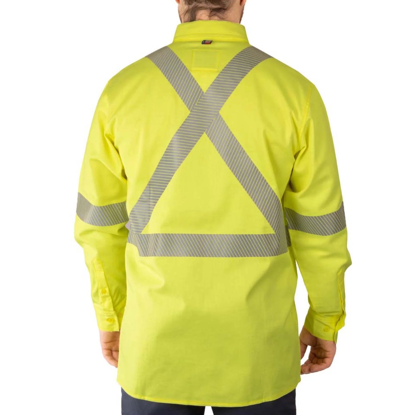 Big Bill Flame Resistant High Visibility Button Down Dress Shirt -107PR6 -Yellow