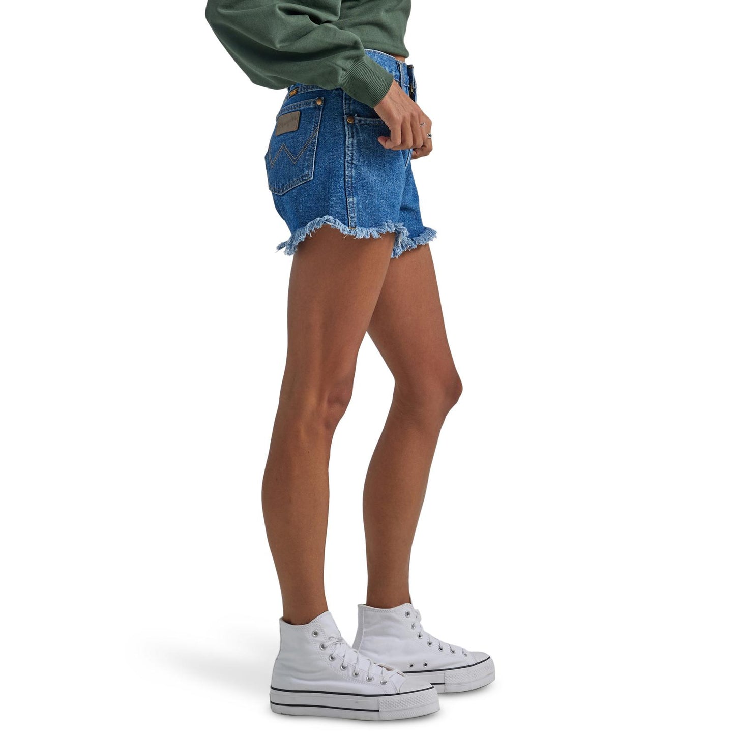 Wrangler® Women's Reworked Short - Dark Stone