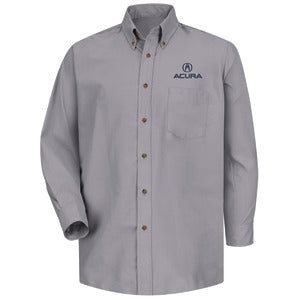 Acura® Men's Long Sleeve Poplin Dress Shirt