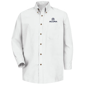 Acura® Men's Long Sleeve Poplin Dress Shirt