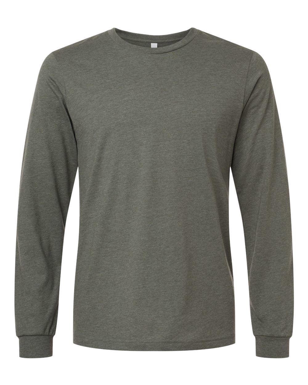BELLA + CANVAS Heather CVC Long Sleeve Tee