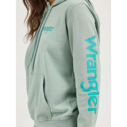 Wrangler® Women's Retro Logo Arm Pullover Hoodie