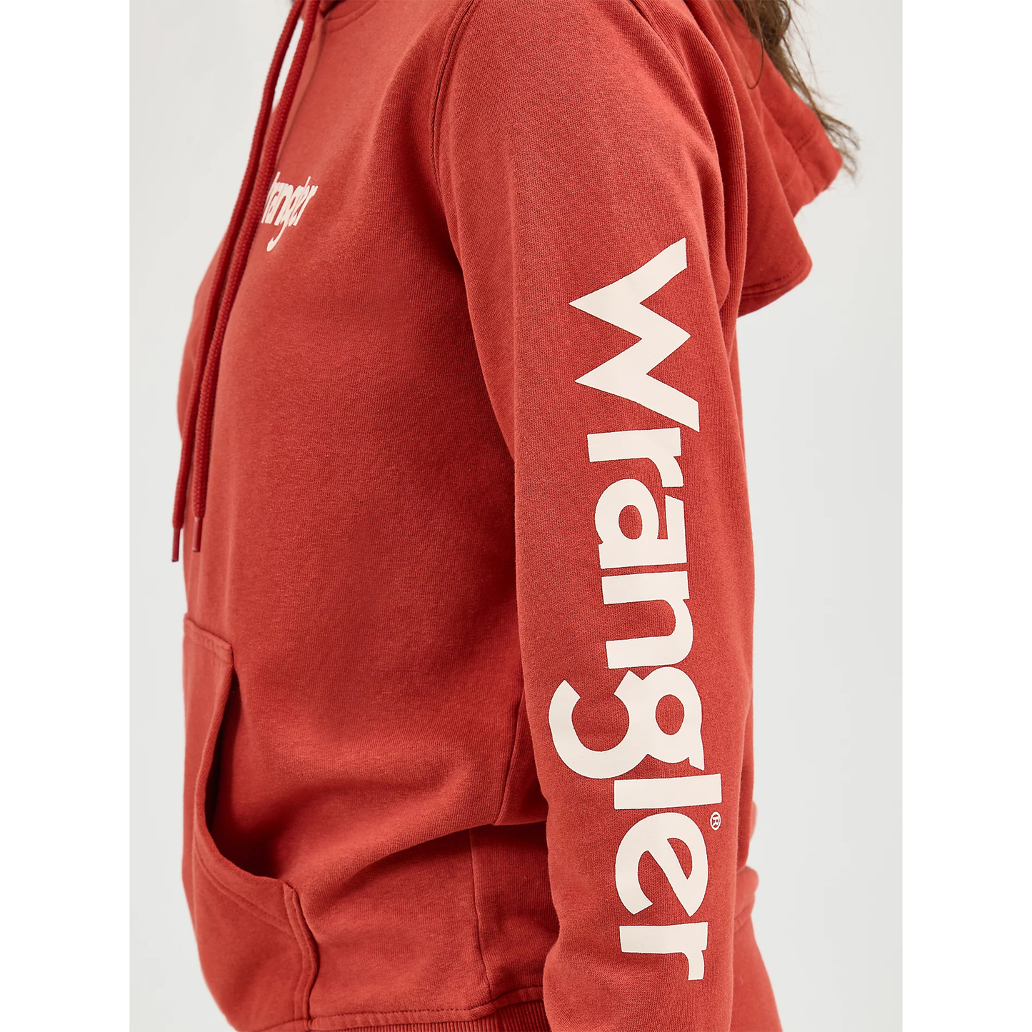 Wrangler® Women's Retro Logo Arm Pullover Hoodie