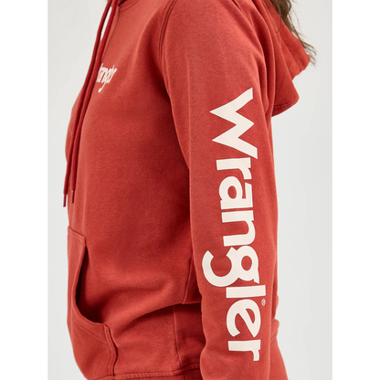 Wrangler® Women's Retro Logo Arm Pullover Hoodie