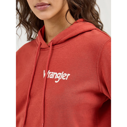 Wrangler® Women's Retro Logo Arm Pullover Hoodie