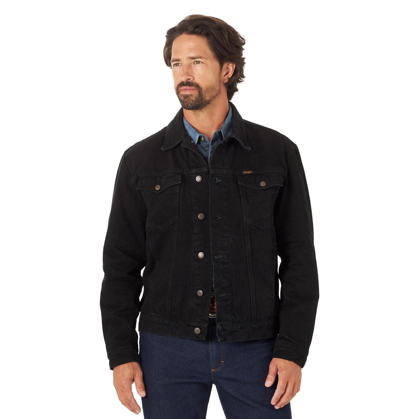 Wrangler® Cowboy Cut® Unlined Denim Jacket - Shadow Black