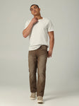 Lee Men's 100% Cotton Regular Fit Straight Leg Jean, Tarmac