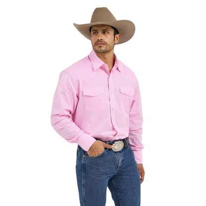 Wrangler® Men's Bucking Cancer Western Snap Shirt