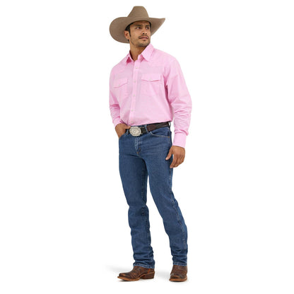 Wrangler® Men's Bucking Cancer Western Snap Shirt