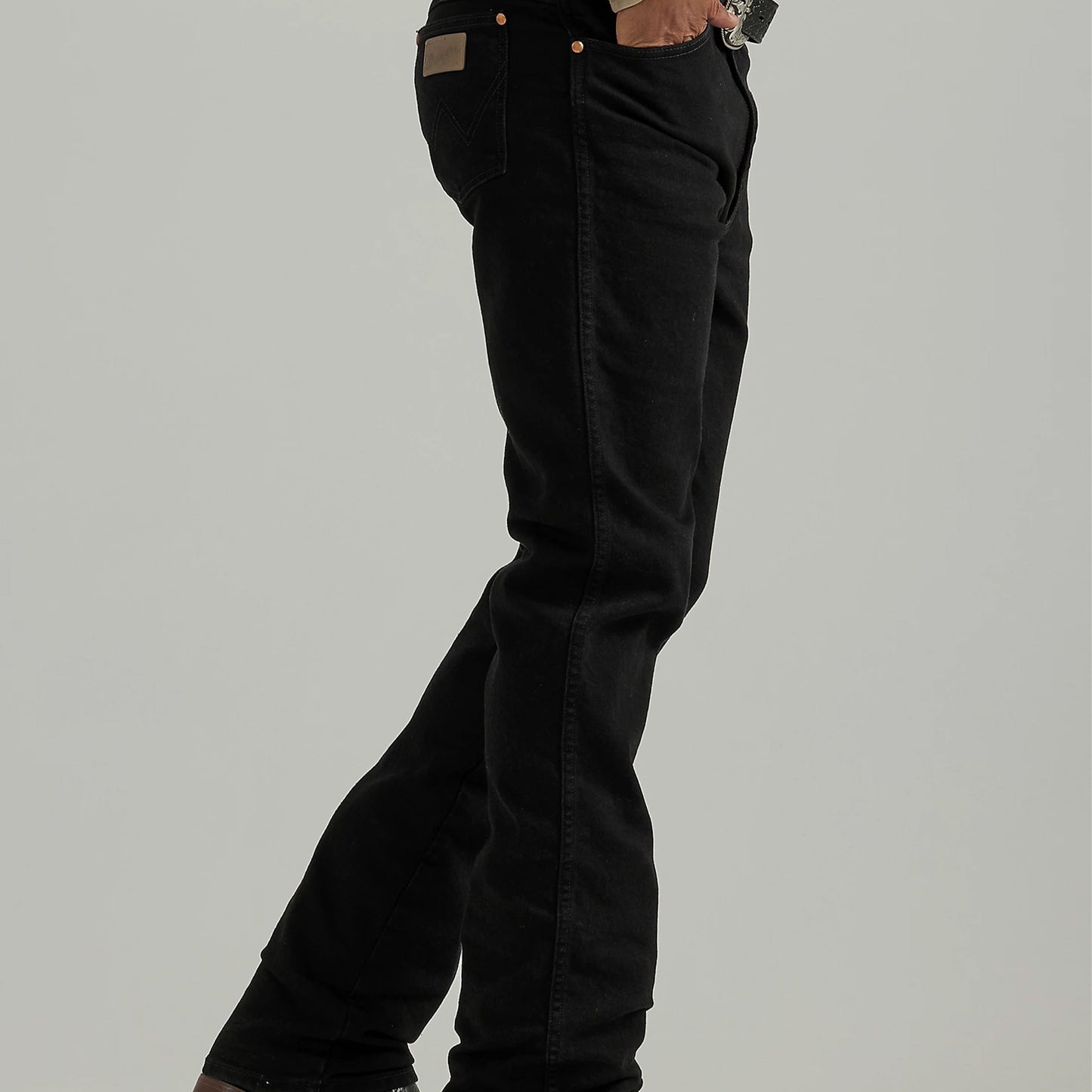 Wrangler® Cowboy Cut® Slim Fit Active Flex Jeans - Black