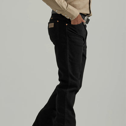 Vaqueros ajustados y flexibles Wrangler® Cowboy Cut® Active - Negro