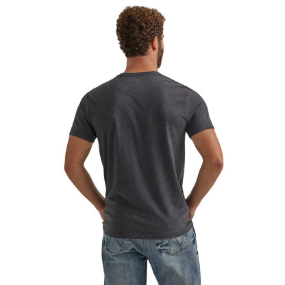 Men's Wrangler® Rope Logo T-Shirt - Caviar Heather