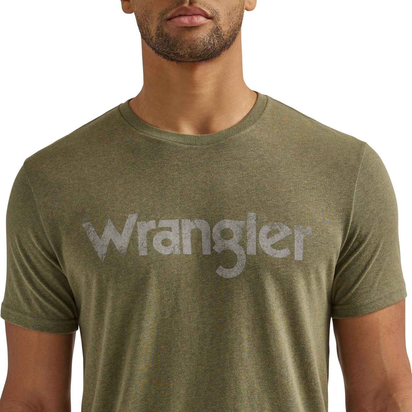 Men's Wrangler Kabel Logo T-Shirt - Sage