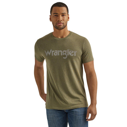 Men's Wrangler Kabel Logo T-Shirt - Sage
