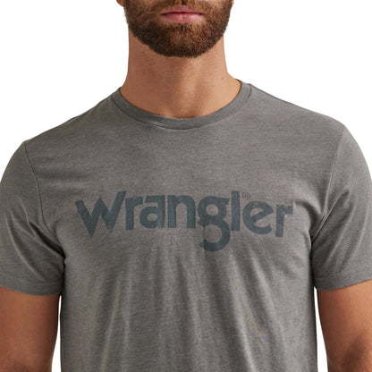 Men's Wrangler Kabel Logo T-Shirt - Pewter