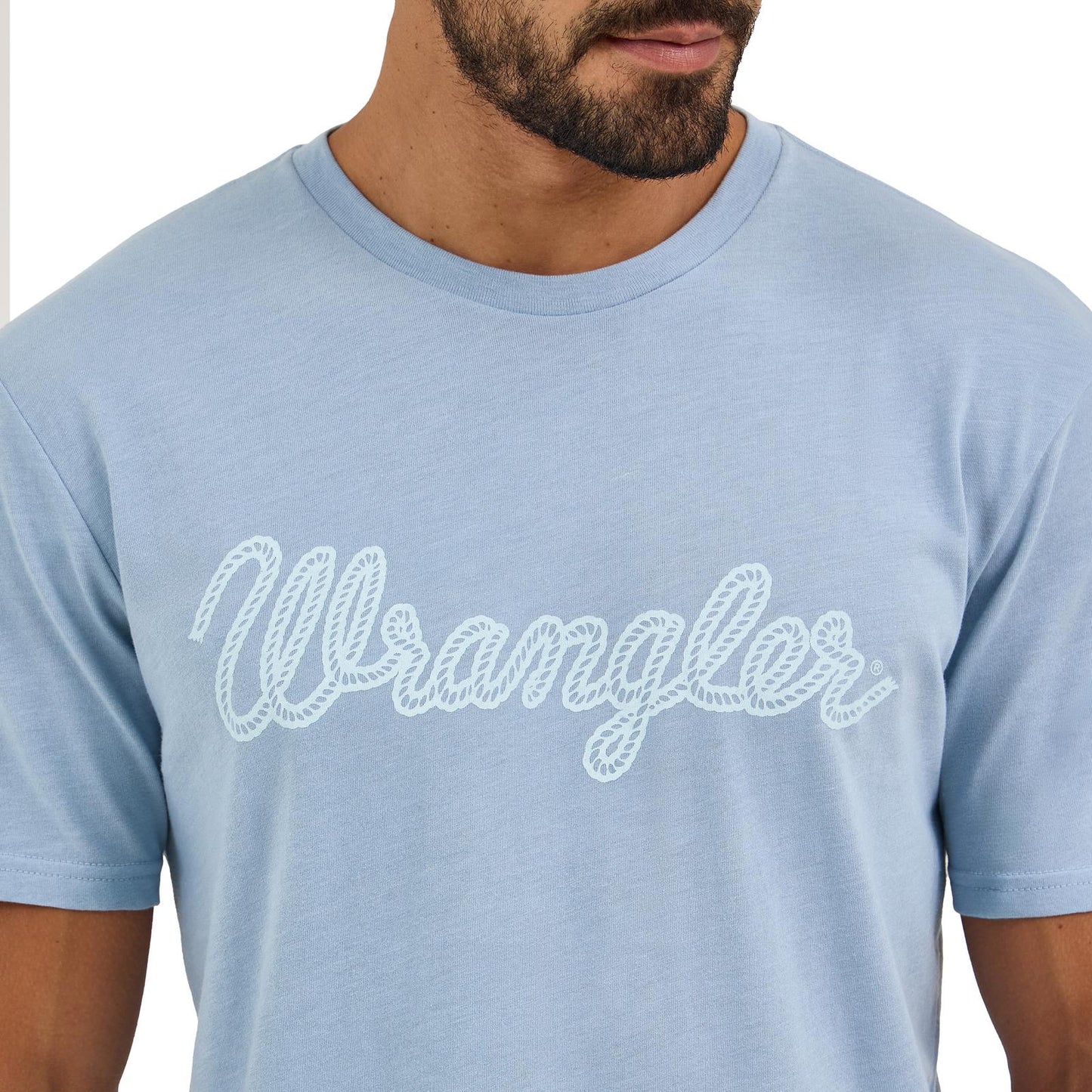 Men's Wrangler® Rope Logo T-Shirt - Ashley Blue