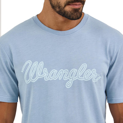 Men's Wrangler® Rope Logo T-Shirt - Ashley Blue