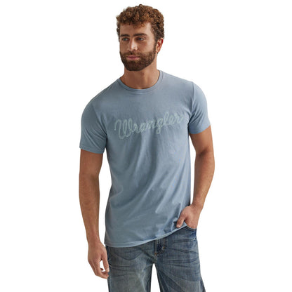 Men's Wrangler® Rope Logo T-Shirt - Ashley Blue