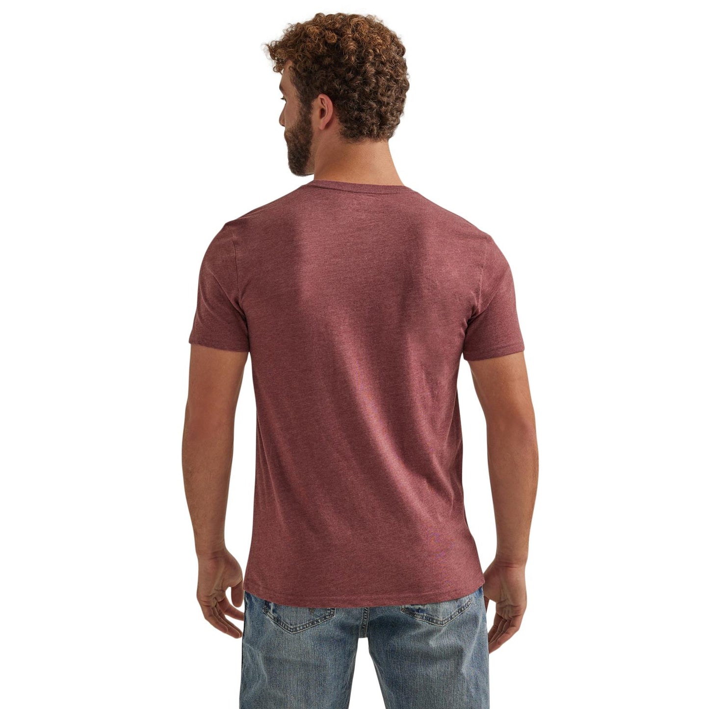 Men's Wrangler Kabel Logo T-Shirt - Burgundy