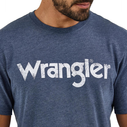 Men's Wrangler Kabel Logo T-Shirt - Navy