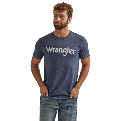 Men's Wrangler Kabel Logo T-Shirt - Navy