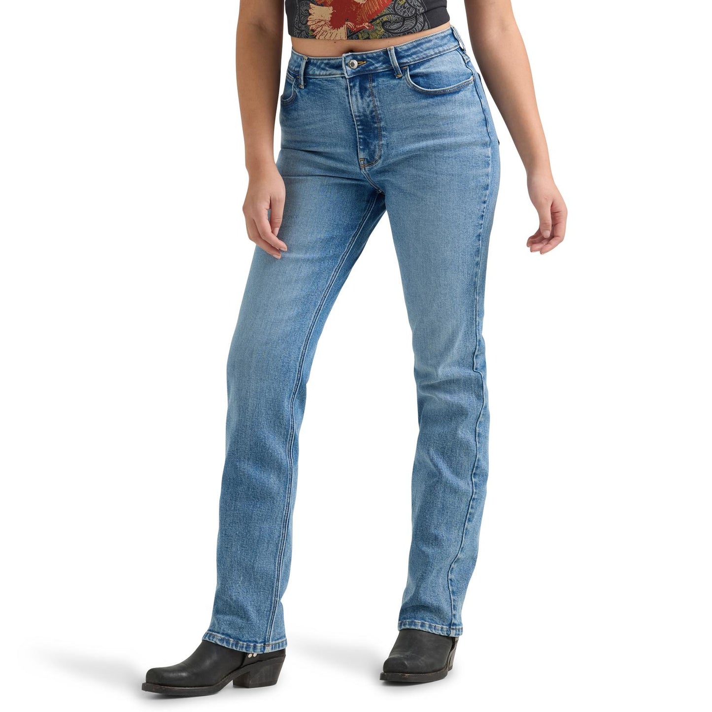 Wrangler® Women's High Rise True Straight Leg Jean -  Ivy