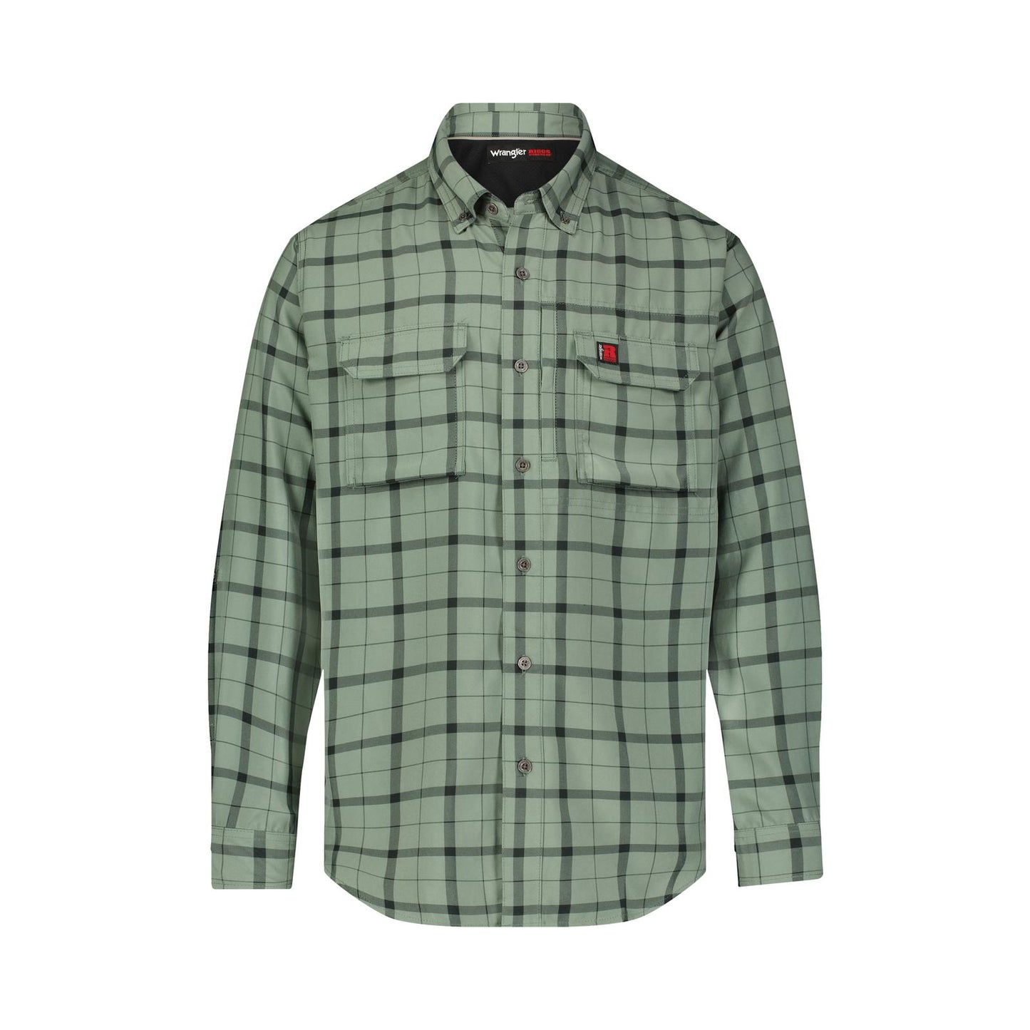 Wrangler® RIGGS Workwear® Technical Work Shirt - Green Check