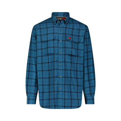 Wrangler® RIGGS Workwear® Technical Work Shirt - Blue Check