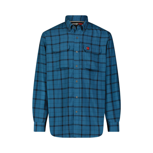 Wrangler® RIGGS Workwear® Technical Work Shirt - Blue Check