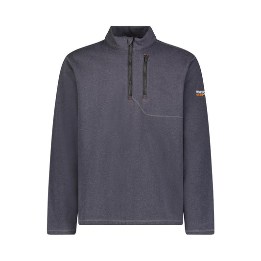 Wrangler® FR Flame-Resistant Quarter Zip Pullover - Jet Black