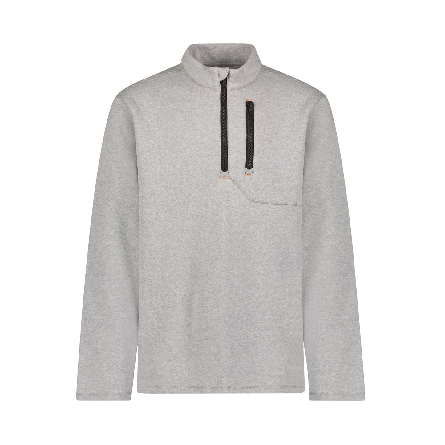 Wrangler® FR Flame-Resistant Quarter Zip Pullover - Grey Heather