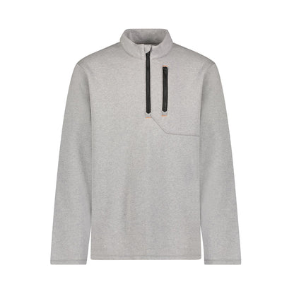 Wrangler® FR Flame-Resistant Quarter Zip Pullover - Grey Heather