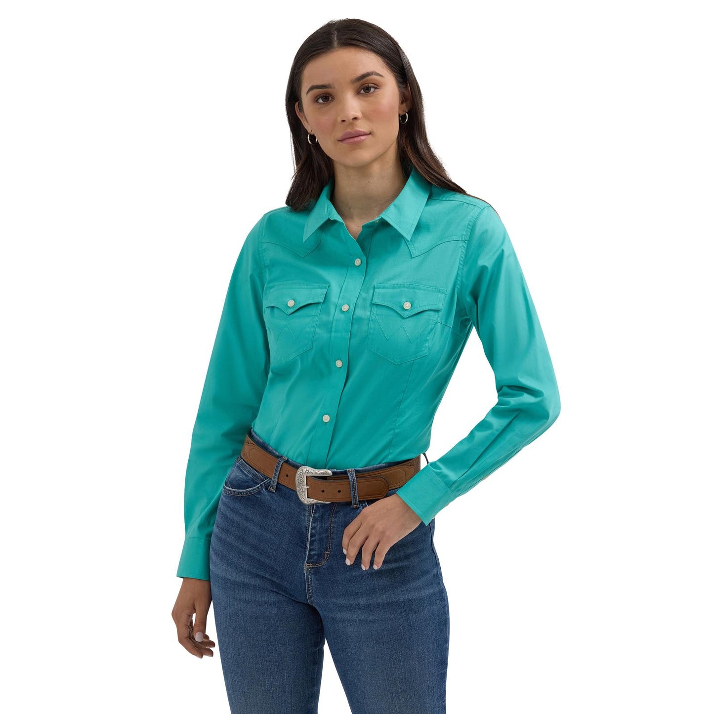 Wrangler Women's Western Button Down Shirt